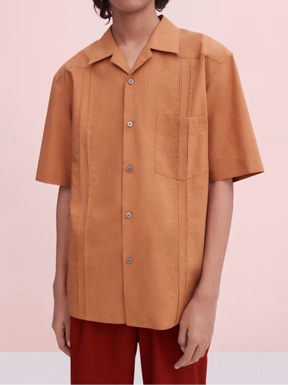 Uniqlo U SS20 by Christophe Lemaire | Men Cuban Shirt